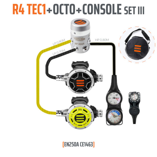10003-9 - Regulator R4 TEC1 Set III with Octo and 3 Elements Console - EN250A