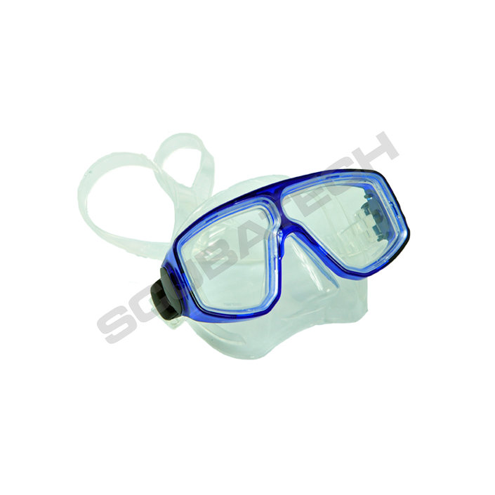 Mask Corsica Clear Silicone Blue Frame