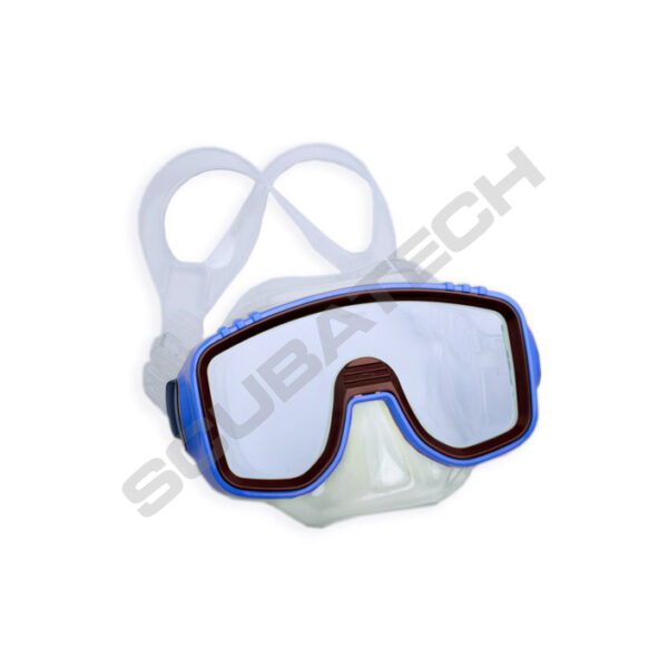 Mask Kids Panda - Clear Silicone Blue