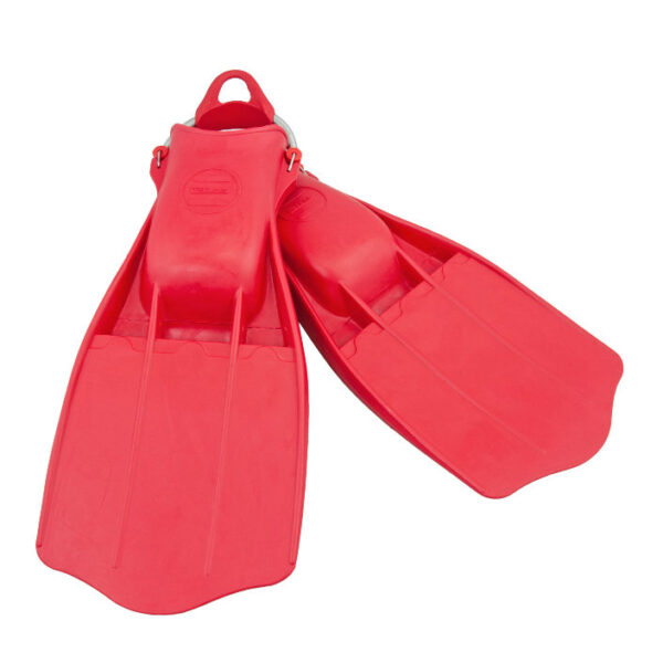Rubber Fins Jetstream + SS Spring Straps - Red
