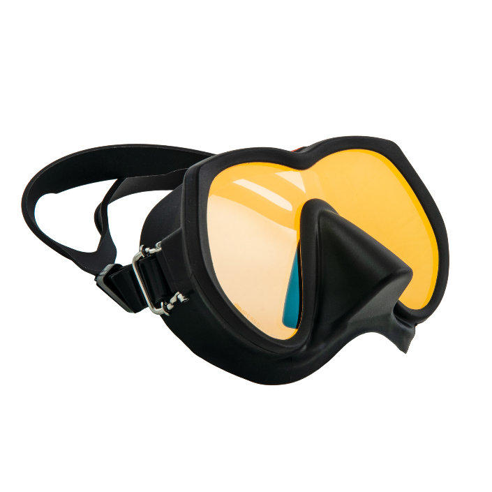 Tecline Frameless Super View Mask Brightening Yellow Glass Black