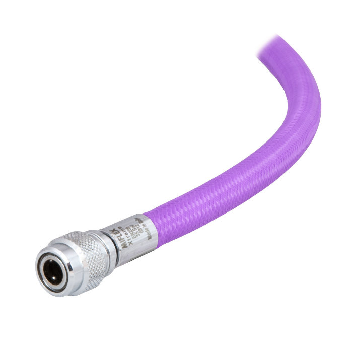 XTR purple inflator hose
