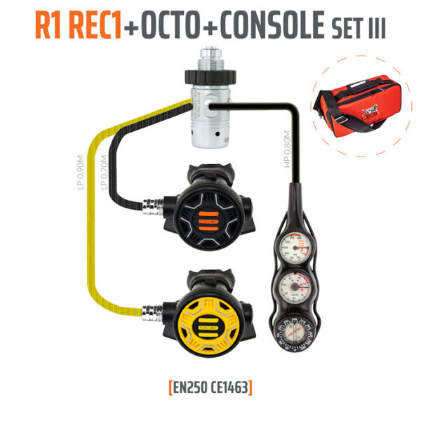 10001-54 - Regulator R1 REC1 Set III with Octo and 3 Elements Console - EN250